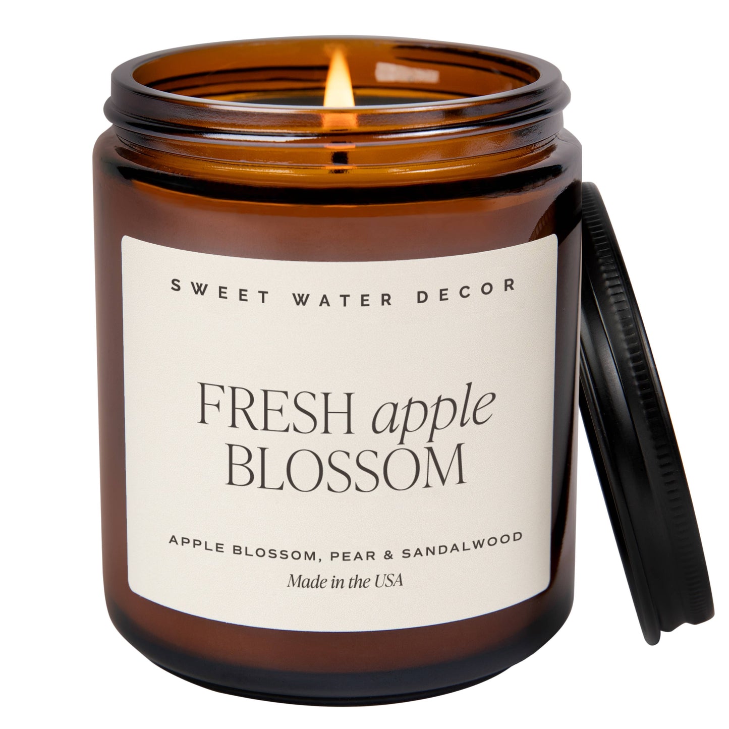 Fresh Apple Blossom 9 oz Soy Candle - Home Decor & Gifts