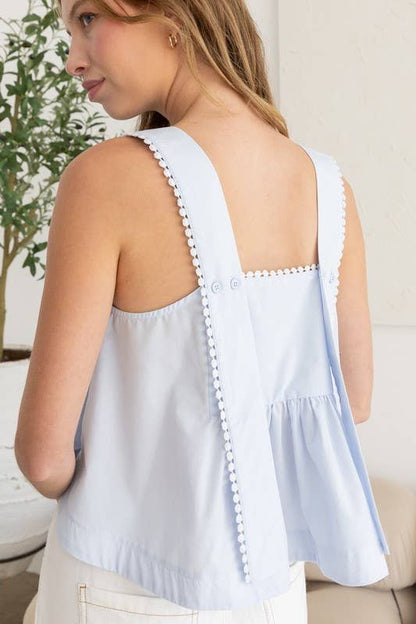 Sleeveless Babydoll Top