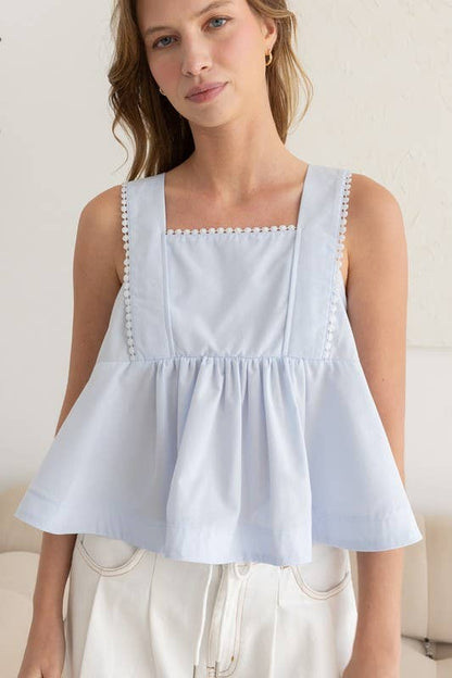 Sleeveless Babydoll Top