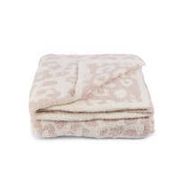 Luxe Leopard Throw Blanket - Stone Leopard