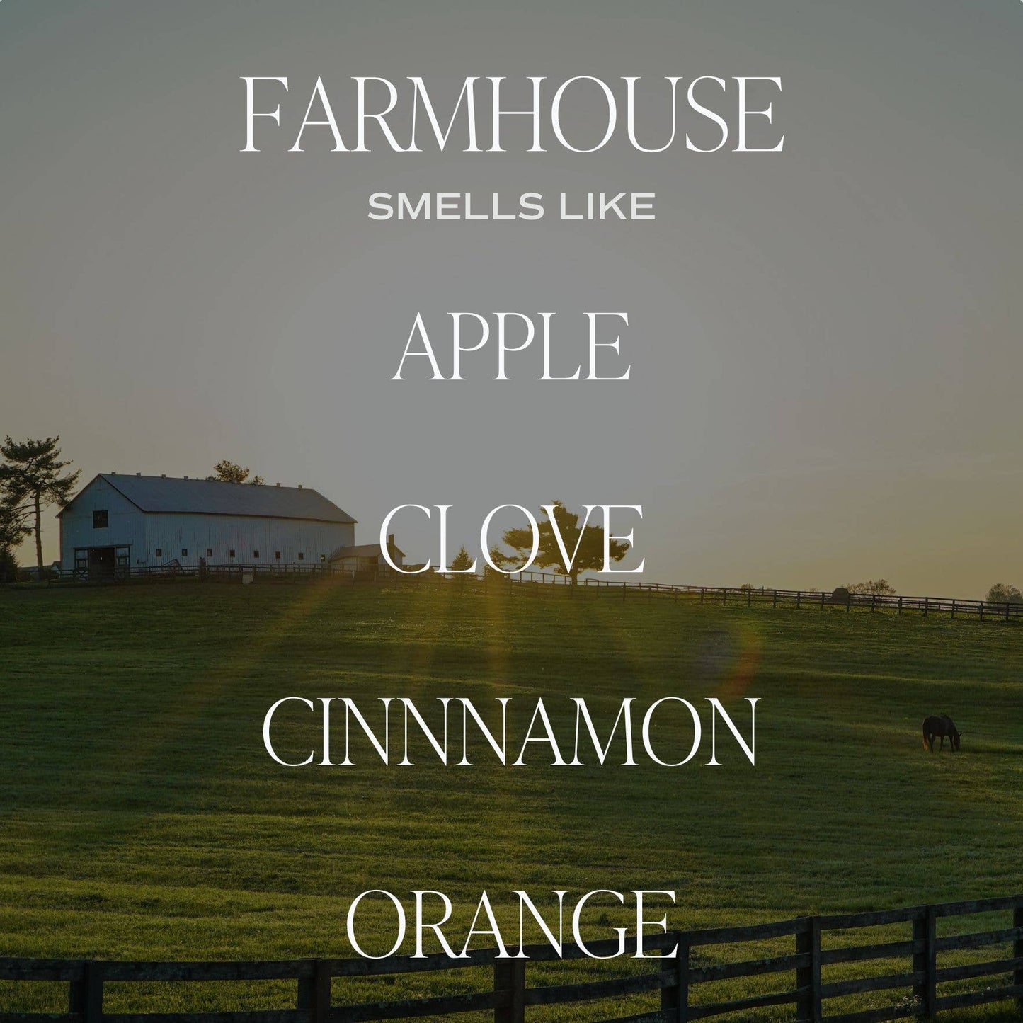 Farmhouse 11 oz Soy Candle - Fall Home Decor & Gifts