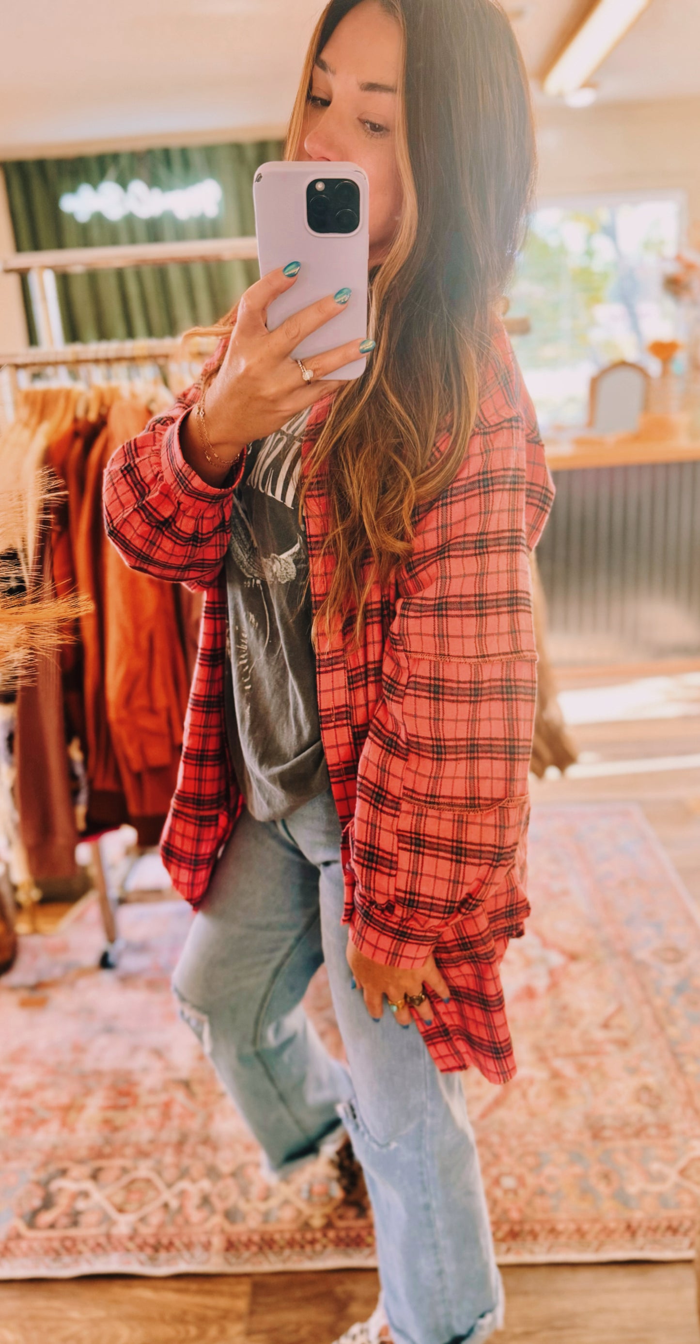 Flannel oversized