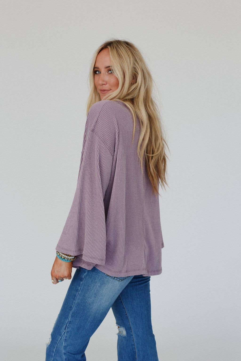 All You Need Textured Top - Orchid